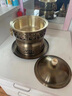 塔馳密司（touchmiss）單人銅火鍋純銅一人食小火鍋自助環(huán)保油分餐鍋酒精爐家用銅鍋商用 單人鍋 18cm 曬單實(shí)拍圖