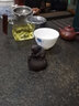 古德窯虎虎生威紫砂茶寵錢袋老鼠福?？绅B(yǎng)茶玩手工精品茶盤擺件茶具配件 黑泥-《鼠錢》茶寵 曬單實(shí)拍圖
