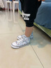 匡威（Converse）兒童鞋男小童帆布鞋高幫春新款卡通拼色女童魔術(shù)貼休閑布鞋 白色 25 【建議腳長15.5cm】 曬單實(shí)拍圖