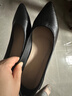 大東秘語(yǔ)高跟鞋女2024年春秋季新款黑色職業(yè)工作鞋舒適百搭細跟尖頭單鞋 黑色4厘米 38 (240mm) 曬單實(shí)拍圖