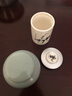 寧不凡 汝窯茶葉罐陶瓷儲茶醒茶罐功夫茶具配件 中圓滿（約100g裝） 曬單實拍圖