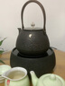 璽翰雅（ROYHOYE）日本原裝進(jìn)口鑄鐵壺家用燒水壺高端茶具蝶飛銀露紋鐵壺煮茶器泡茶 蝶飛銀露紋-寒雨電陶爐組 1.2L 曬單實(shí)拍圖