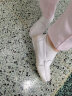卡帝乐鳄鱼 CARTELO 豆豆鞋女简约妈妈舒适厚底护士鞋 KDLAZ-6616 白色 39  实拍图