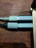 CABLE CREATION 一繩Type-c轉(zhuǎn)接頭USB公對母直通頭3A電流10Gbps傳輸U(kuò)SB-C數(shù)據(jù)轉(zhuǎn)換頭適用筆記本華為小米安卓手機(jī) 【鈦空灰 合金直頭】 曬單實(shí)拍圖