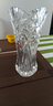 高斯（Glass）\/高斯水晶花瓶玻璃插花 透明女王花瓶 30cm 曬單實(shí)拍圖