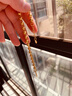 創(chuàng  )緣飾品 鍍金手鏈女款久不掉色鍍沙金鏈子 簡(jiǎn)約全光面圓珠鏈 鍍金首飾品送女友閨蜜禮物 長(cháng)度可以定制 粗約3毫米長(cháng)約20厘米 曬單實(shí)拍圖