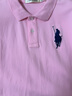 簡馬仕保羅特價撿漏保羅polo衫女休閑百搭翻領(lǐng)短袖t恤女純棉寬松大碼文化衫 粉色 XL 建議115-125斤 曬單實拍圖