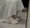 斯凱奇（SKECHERS）花海熊秋女鞋耐磨厚底老爹鞋小雛菊清新休閑鞋150234 曬單實(shí)拍圖