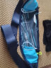 奥尼捷运动腰包跑步手机包男女多功能户外装备防水隐形薄腰带包 动力蓝 实拍图