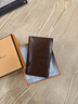 馬莎蘭緹（MashaLanti）男士卡包休閑復古零錢(qián)包名片夾多卡位卡包生日禮物送男友老公 啡色 10個(gè) 曬單實(shí)拍圖