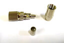 LHG 2M兩兆頭L9公頭Q9/BNC視頻頭公頭 75-2-1/-2同軸電纜連接器 DDF射頻連接器 100個(gè)裝 L9-J公頭(75-2-2) 100個(gè)裝 曬單實(shí)拍圖