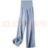 緣家馨（yuanjiaxin）夏季薄款外穿孕婦褲天絲牛仔長(zhǎng)褲寬松直筒加肥大碼顯瘦百搭孕婦裝 9987藍(lán)色 M 曬單實(shí)拍圖