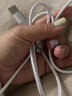 绿联MFi认证苹果充电线快充数据线 通用iPhone14/13Pro/12/11/8手机iPad平板车载USB充电器Lightning线 1米-标准款 苹果MFi认证-编织更耐用-银白色 实拍图