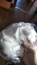 海詩漫加密氨綸布料四面彈力水晶超柔diy毛絨玩具布服裝抱枕獸裝肉墊布 2#本白 50*50cm 曬單實拍圖