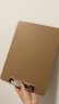 得力(deli)A4原木质感金属便携强力夹书写板夹/写字垫板试卷资料收纳夹 棕色9226 办公用品 实拍图