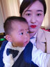 邦詩(shī)婕黎英式男寶寶禮服嬰幼兒滿(mǎn)月百日一周歲抓周紳士西裝小童衣服套裝春 深藍色(夾薄棉款) 90碼(適合身高90-100厘米)  曬單實(shí)拍圖