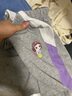 迪士尼（Disney）女童短褲夏季薄款兒童中褲大童五分褲女孩外穿速干運動(dòng)褲子 灰色SP98309 130 CM 曬單實(shí)拍圖