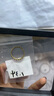 老廟黃金戒指海豚金無(wú)氰硬金窄版固口對戒時(shí)尚別致送男友生日禮物 曬單實(shí)拍圖