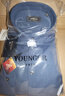 雅戈爾（YOUNGOR）【蓄熱升溫】2025秋冬新品商務(wù)休閑抗菌易打理長(cháng)袖襯衫男 灰藍 42 曬單實(shí)拍圖