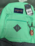 JANSPORT杰斯伯雙肩包背包大學(xué)生31L書(shū)包男女休閑包T29A 0D6-湖綠-隔層 曬單實(shí)拍圖