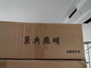 與善北歐風格旋轉樓梯間吊燈別墅中空復式loft公寓現代簡約客廳長吊燈 9頭金色三色LED燈泡 曬單實拍圖