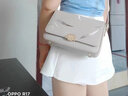 古伊西【寶藏品牌】女包新款時(shí)尚民族風(fēng)刺繡斜挎小包女單肩包小方包 素雅白 曬單實(shí)拍圖