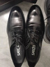 沙馳男鞋 時(shí)尚男士皮鞋復古牛頸紋商務(wù)正裝皮鞋 商場(chǎng)同款 黑色 43 曬單實(shí)拍圖