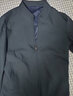 紅豆行政夾克男廳局干部風(fēng)爸爸裝外套秋季男翻領(lǐng)商務(wù)休閑男士外套 黑藏青 L 175 曬單實(shí)拍圖