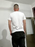南极人4件短袖t恤男纯棉男士T桖白色宽松大码衣服男装2024夏季新款潮流 黑枫叶+白FUT+白H英文+黑HIGH XL（建议120-140斤左右） 实拍图