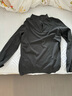 拇指白小T秋冬長(cháng)袖t恤男吸濕速干運動(dòng)彈力透氣衣服小高領(lǐng)立領(lǐng) 烏灰 L 曬單實(shí)拍圖