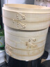 湘威 X全民電蒸籠家用竹香電蒸鍋大容量三層多功能預約定時(shí)保溫蒸魚(yú)器蒸饅頭包子商用蒸汽鍋竹編蒸籠 兩籠一蓋 升級版28CM定時(shí)保溫款 曬單實(shí)拍圖