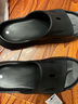 HOKA ONE ONE 男女鞋夏季奧拉舒緩鞋ORA輕量休閑透氣一腳蹬拖鞋 黑色/黑色 44 曬單實拍圖