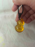 慈靈閣 精品黃水晶葫蘆吊墜 福祿平安男女款水晶飾品項鏈小巧款 曬單實(shí)拍圖