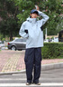 KOLON SPORT/可隆GAIA PRO韌力沖鋒衣 男子戶外登山戈?duì)柗里L(fēng)耐磨夾克 LHGJ4AN219-LB 淺藍(lán)色 L 175/96A 曬單實(shí)拍圖