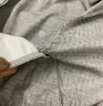 眺德高帶胸墊睡裙女A類(lèi)前開(kāi)扣孕婦裙免穿文胸夏秋可外穿短袖女士家居服 藍色【125-150斤】 曬單實(shí)拍圖