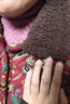 恰凡（QIAFAN）中老年女裝棉衣加絨加厚媽媽冬裝新款棉服中長款花棉襖奶奶外套女 棗紅色 XL  90-105斤左右 曬單實(shí)拍圖