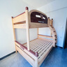 LINSY KIDS兒童床高低子母床上下鋪床雙層床 高低床(不含床墊）1.35m*1.9m 曬單實拍圖