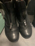 BASLONG馬術(shù)靴馬靴兒童男女騎馬靴防滑專(zhuān)業(yè)騎士靴短靴八尺龍裝備加絨可選 黑色 標準款 31 曬單實(shí)拍圖