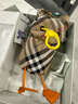 博柏利（BURBERRY）【禮物】水鳥(niǎo)設(shè)計(jì)格紋尼龍迷你水瓶套斜挎包 曬單實(shí)拍圖