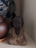 木客 創(chuàng  )意精品宜興茶寵小和尚彩砂可愛(ài)佛精品紫砂茶玩小沙彌茶具配件精美擺件家居裝飾書(shū)房書(shū)架擺設 彩砂陶-禪定 曬單實(shí)拍圖