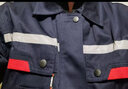 耐典防靜電工作服套裝春秋長袖勞保服男女汽修工程服廠服定制 藏藍(lán)175 曬單實(shí)拍圖