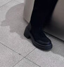 他她冬商場同款時尚簡約時裝長靴女7DK80DG4 啡色 36 曬單實拍圖