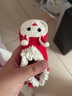 可愛(ài)超萌小兔子?jì)雰盒角靶兪止め樋椕€軟底鞋兔寶寶鞋0-1歲 紅色 1雙 6-12個(gè)月 曬單實(shí)拍圖