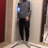 杰遜斯配馬丁靴休閑褲子男春秋季九分褲韓版修身小腳褲男士束腳哈倫褲潮 Y82-黑色（常規(guī)款） XL 曬單實拍圖