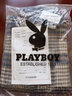 花花公子（PLAYBOY）磨毛襯衫男士春秋季新款韓版潮流休閑小格子襯衣秋裝保暖男裝外套 黛藍色 2XL 曬單實(shí)拍圖