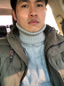 回圖 高領毛衣男秋冬保暖線衣針織衫潮流韓版修身青少年情侶打底毛衫 灰色 L 曬單實拍圖