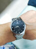 天王（TIAN WANG）送禮 滄海系列情侶鋼帶石英手表男士商務(wù)女士休閑簡(jiǎn)約腕表3887 黑色 鋼帶 男表-3798 曬單實(shí)拍圖