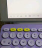 罗技（Logitech）K380 键盘 蓝牙键盘 无线键盘 办公键盘 女性 简约便携 超薄键盘 笔记本键盘 星暮紫 实拍图