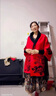 恒源祥提花雙面羊毛外搭披風(fēng)秋冬可穿斗篷女士帶袖流蘇披肩羊毛兩圍巾 高檔禮物灰 85-180斤均可 曬單實(shí)拍圖