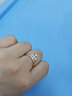 喜鉆18K金皇冠鉆戒/結(jié)婚鉆石女戒/訂婚求婚鉆石戒指送女友生日禮物 現(xiàn)貨-紅18K金共19分 曬單實(shí)拍圖